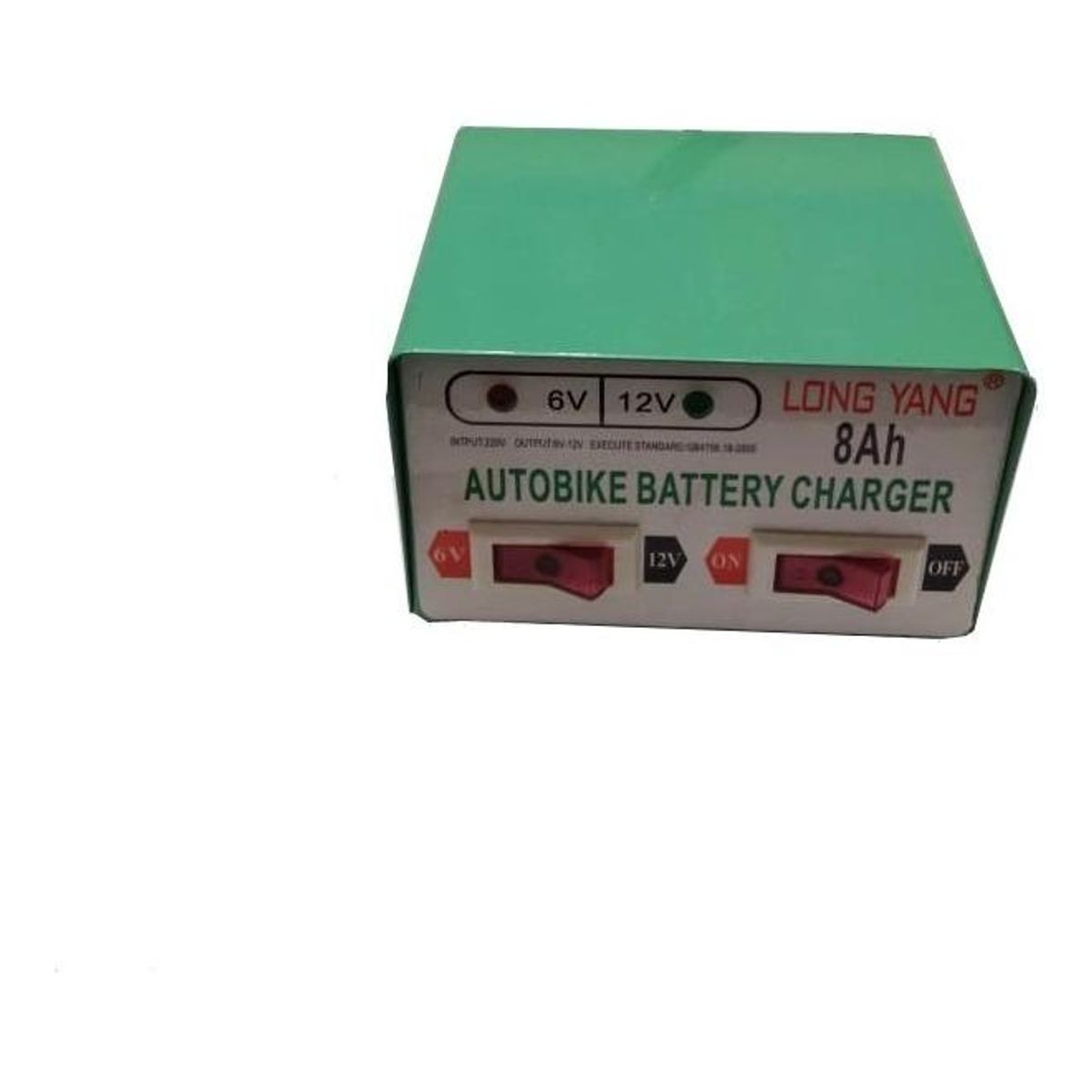 GENERICO - Cargador de Batería 12V6V 8Ah para Autos y Motos