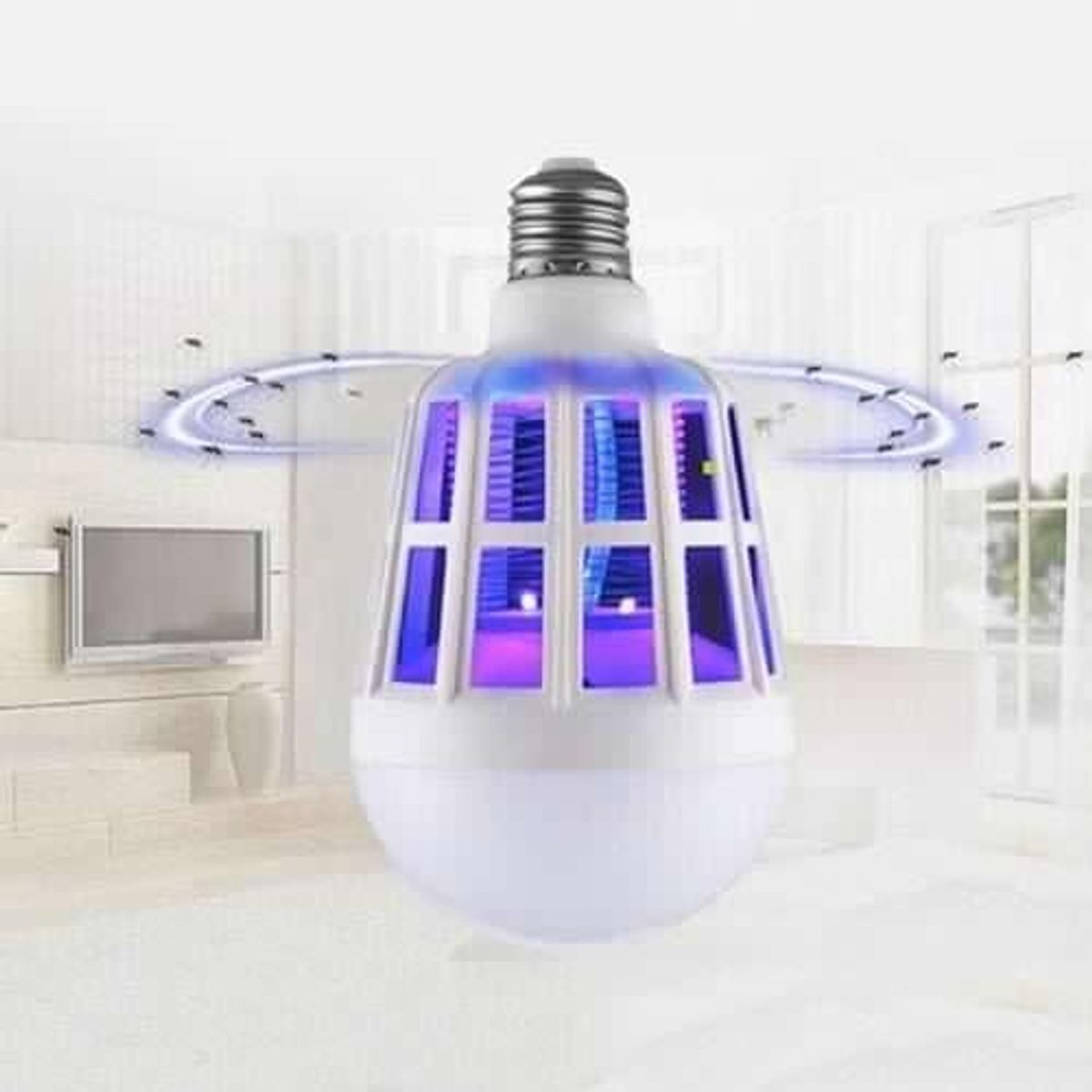 GENERICO - Ampolleta LED 2 en 1 para Atracción de Insectos