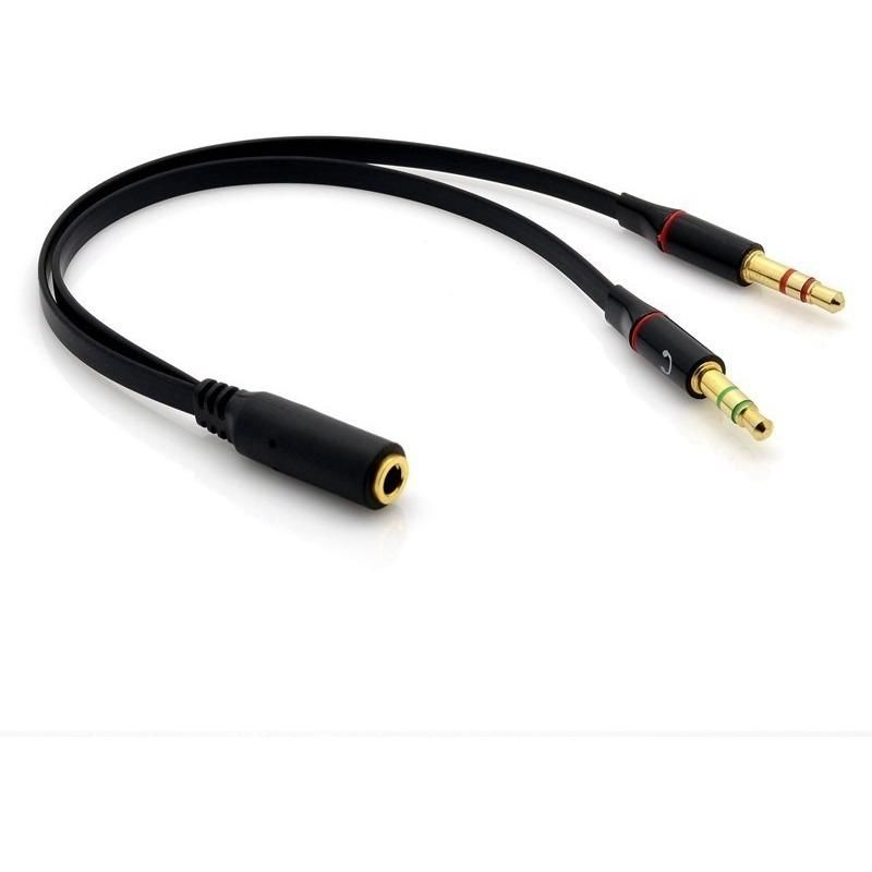 GENERICO - Adaptador 35mm para Auriculares con Micrófono - Pack de 3