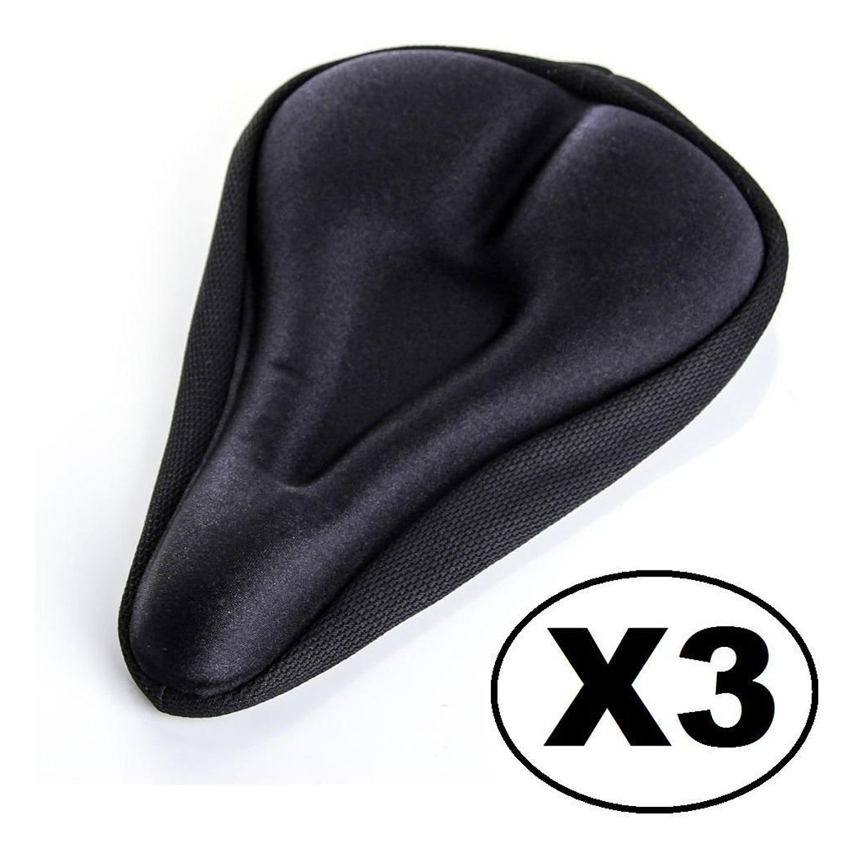 GENERICO - Cubre Asiento de Espuma para Bicicletas - Pack X3