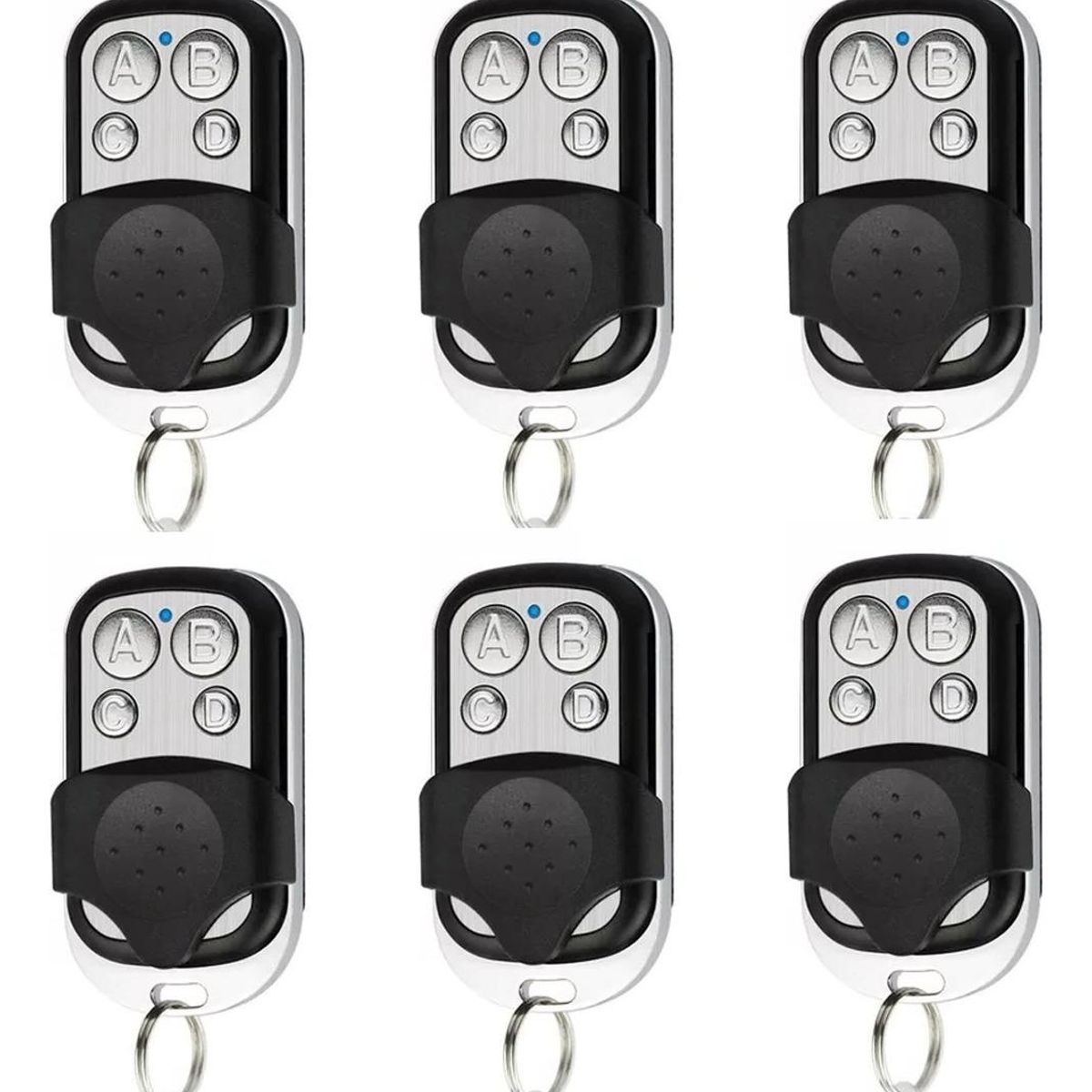 GENERICO - Pack de 6 Controles Remotos Universales para Portones