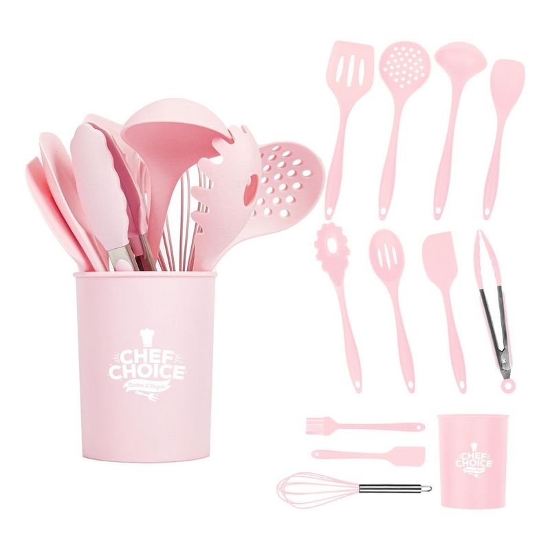 GENERICO - Set de Utensilios de Cocina de Silicona 12 Piezas