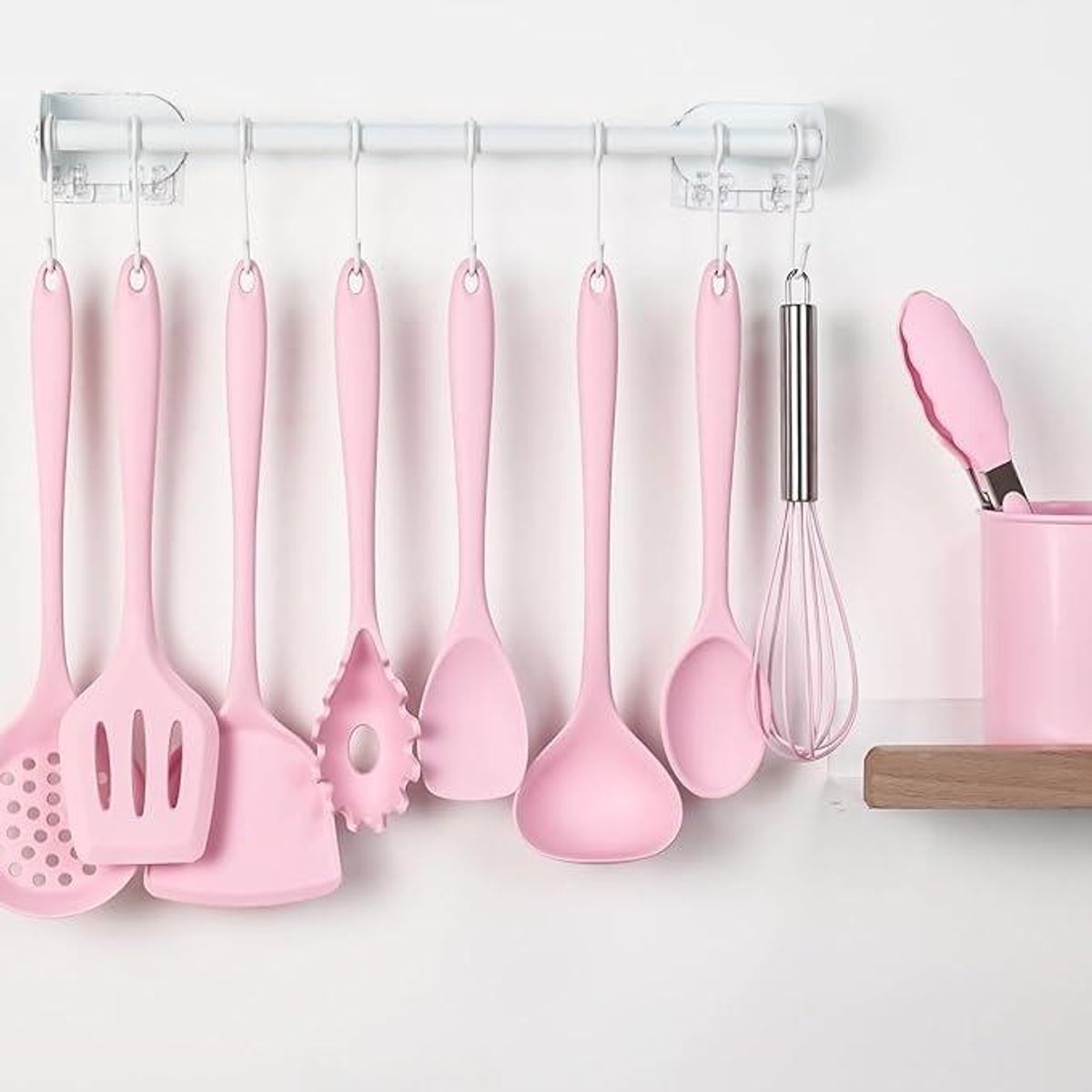 GENERICO - Set de Utensilios de Cocina de Silicona 12 Piezas