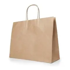 GENERICO - Bolsas de Papel Kraft 12 Unidades 42x31x13 cm