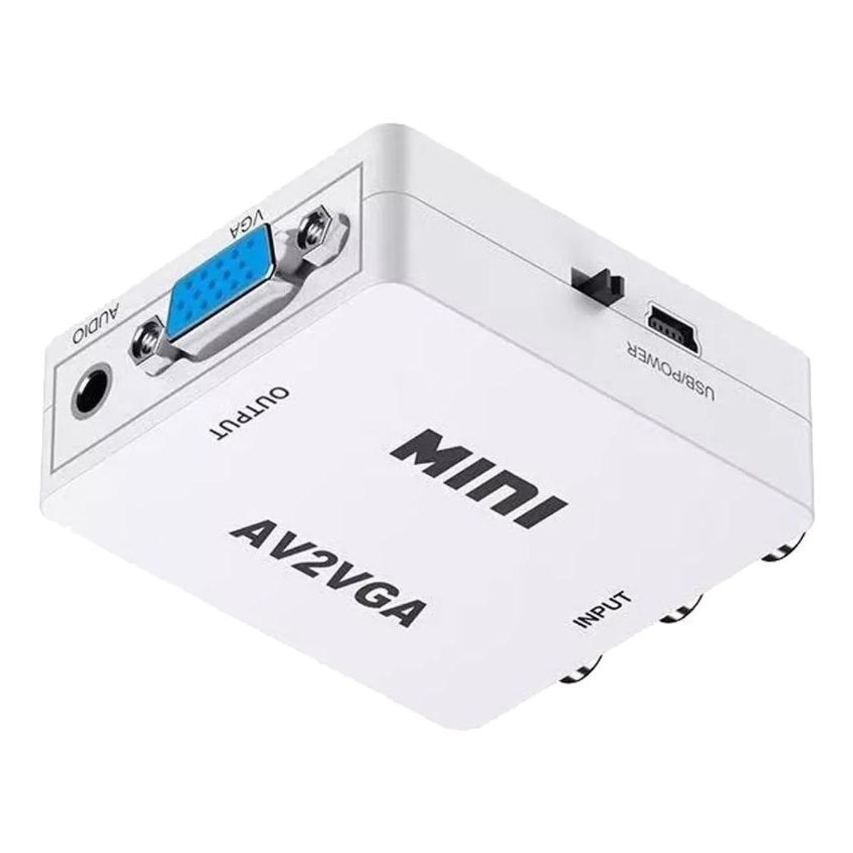 GENERICO - Adaptador Conversor AV a VGA con Protección EDD