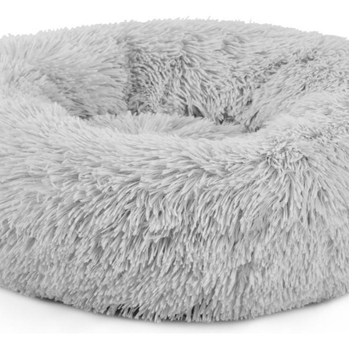 GENERICO - Cama Térmica Antiestrés para Perros y Gatos 90cm Gris