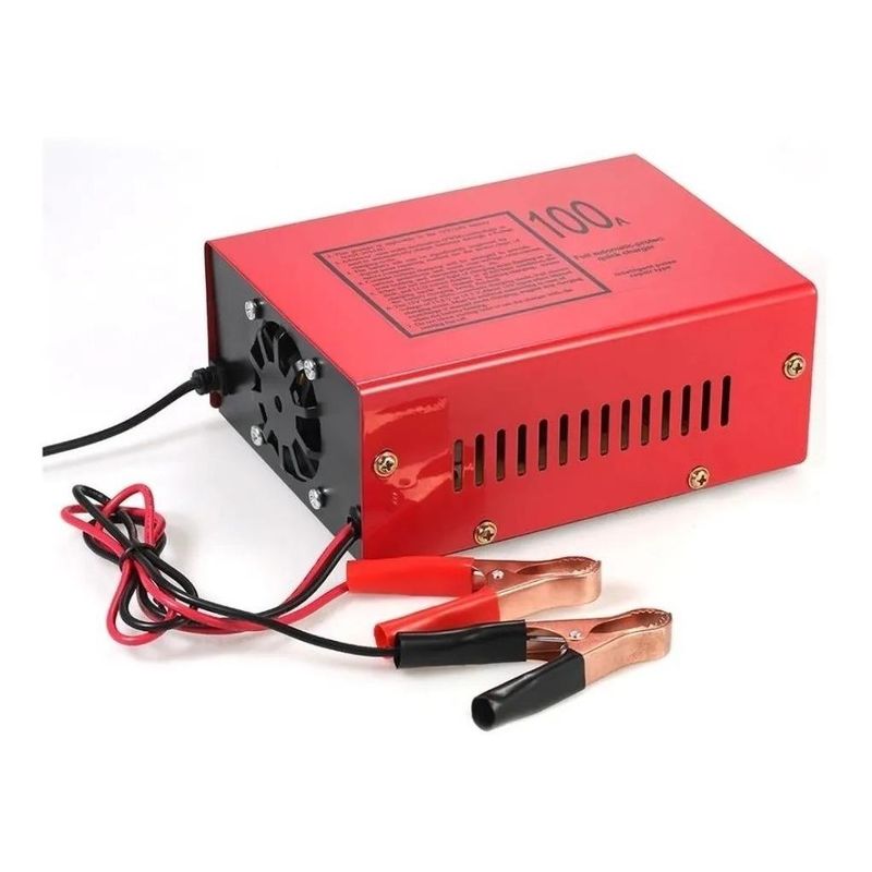GENERICO - Cargador de Batería Automático 12V24V con Pantalla LED