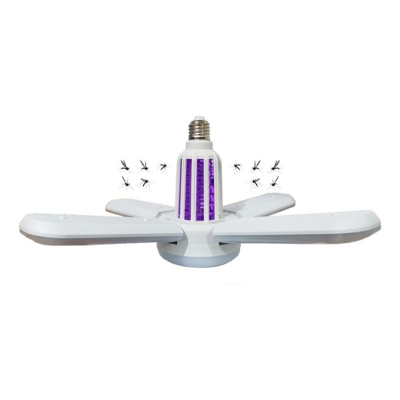 GENERICO - Lámpara LED UV Mata Mosquitos E27 de Bajo Consumo