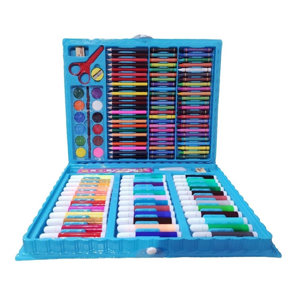 GENERICO - Set de Arte para Niños 150 Piezas con Lápices y Marcadores