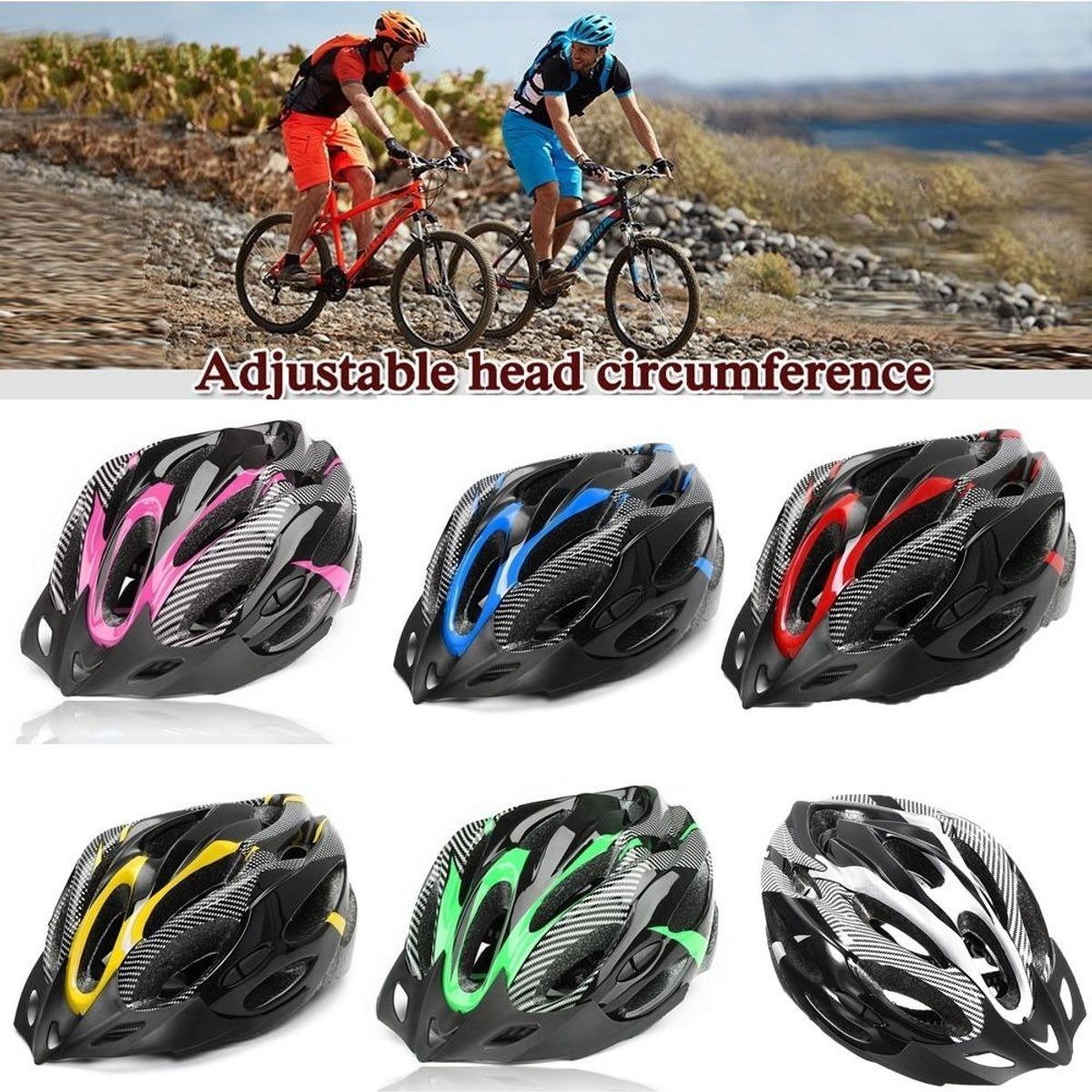 GENERICO - Casco de Bicicleta Ultraligero Transpirable para Adultos