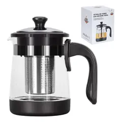 GENERICO - Tetera de Vidrio Borosilicato con Infusor 750ml
