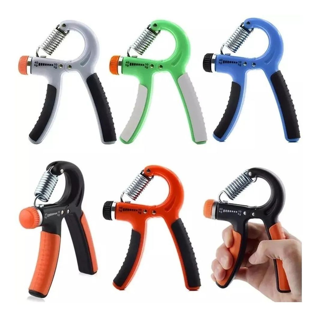 GENERICO - Agarre Regulable para Entrenamiento de Fuerza 10-40kg