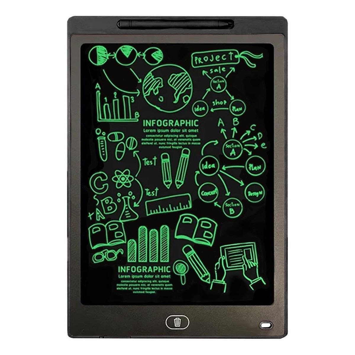 GENERICO - Tablero LCD de Dibujo 16 Pulgadas para Creatividad
