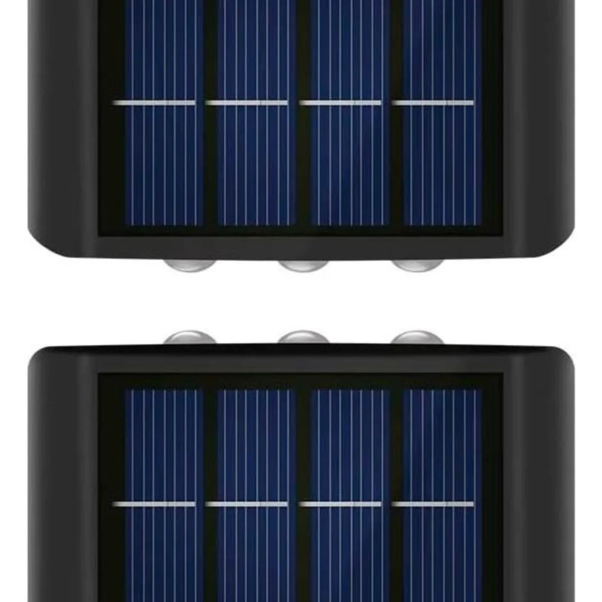 GENERICO - Pack de 2 Lámparas Solares LED para Montaje en Muro