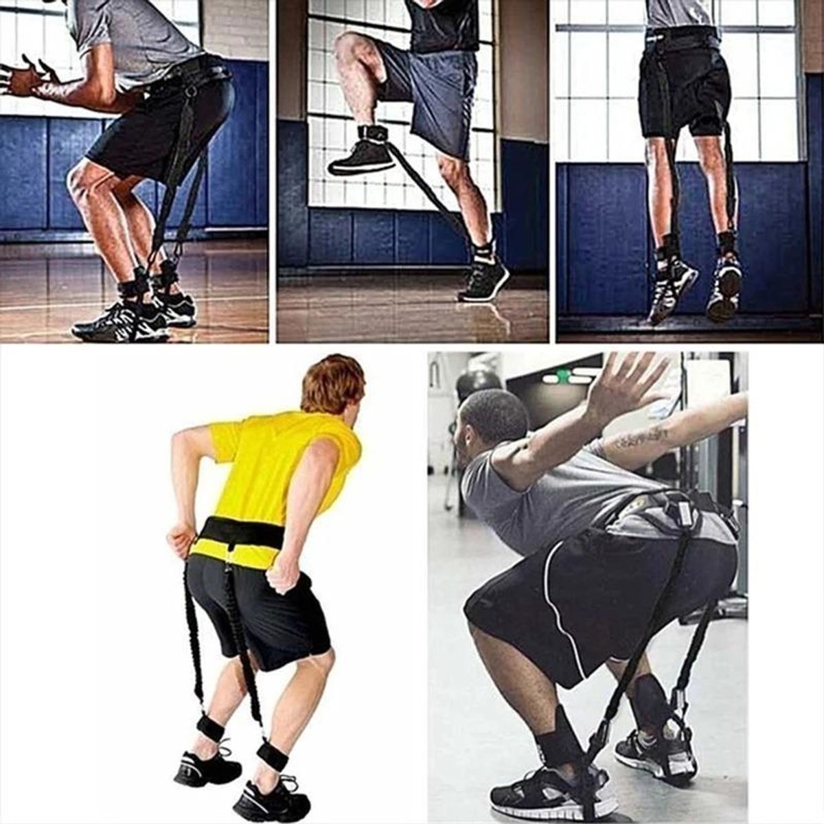 GENERICO - Set de 8 Bandas Elásticas de Resistencia para Entrenamiento