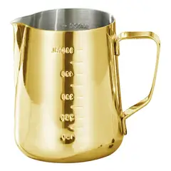 GENERICO - Jarra Lechera de Acero Inoxidable 600ml con Asa Ergonómica