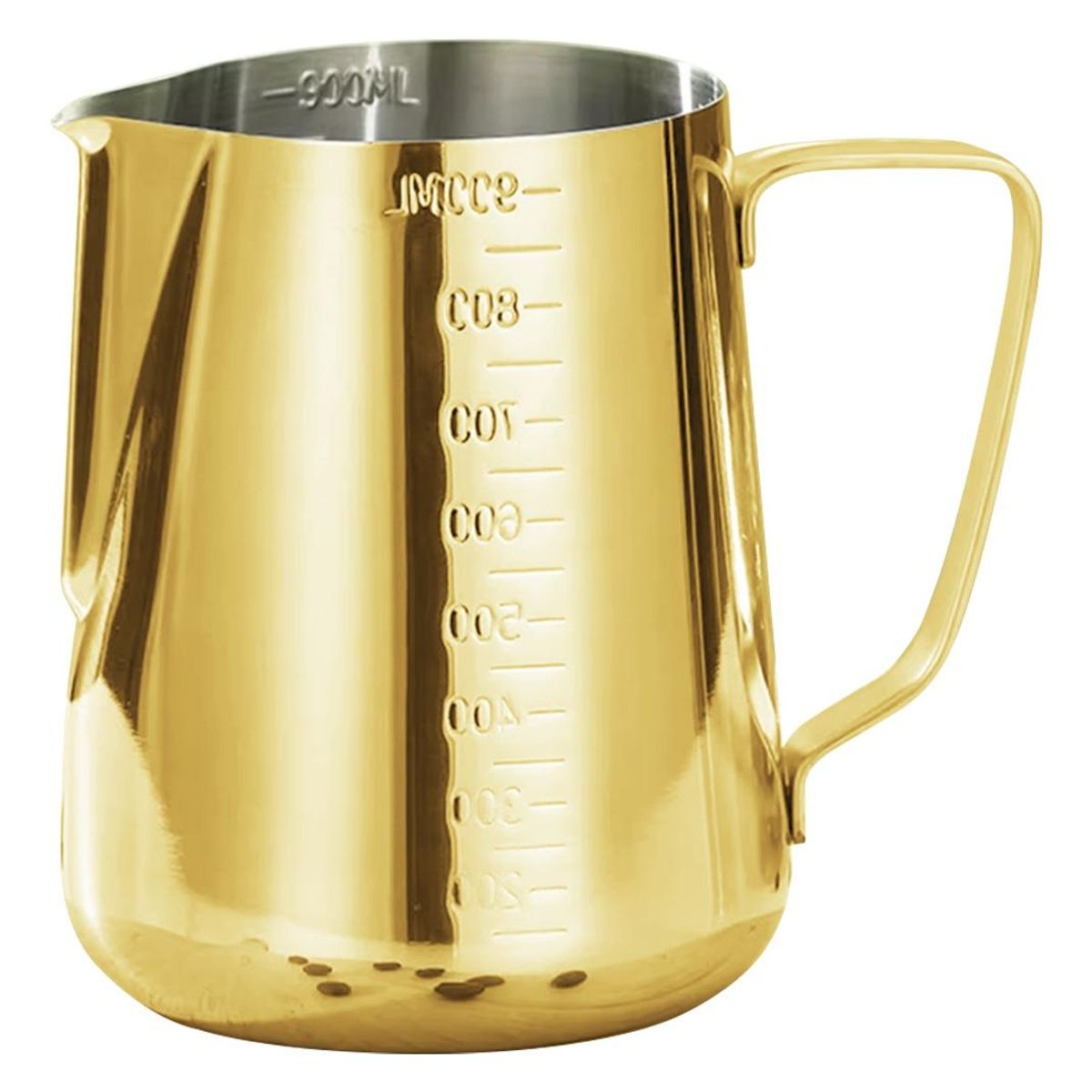 GENERICO - Jarra de Acero Inoxidable para Texturizar Leche 900ml