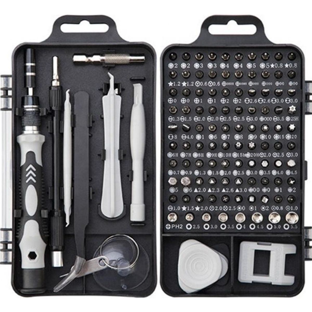 GENERICO - Set de Destornilladores de Precisión Magnéticos 115 en 1