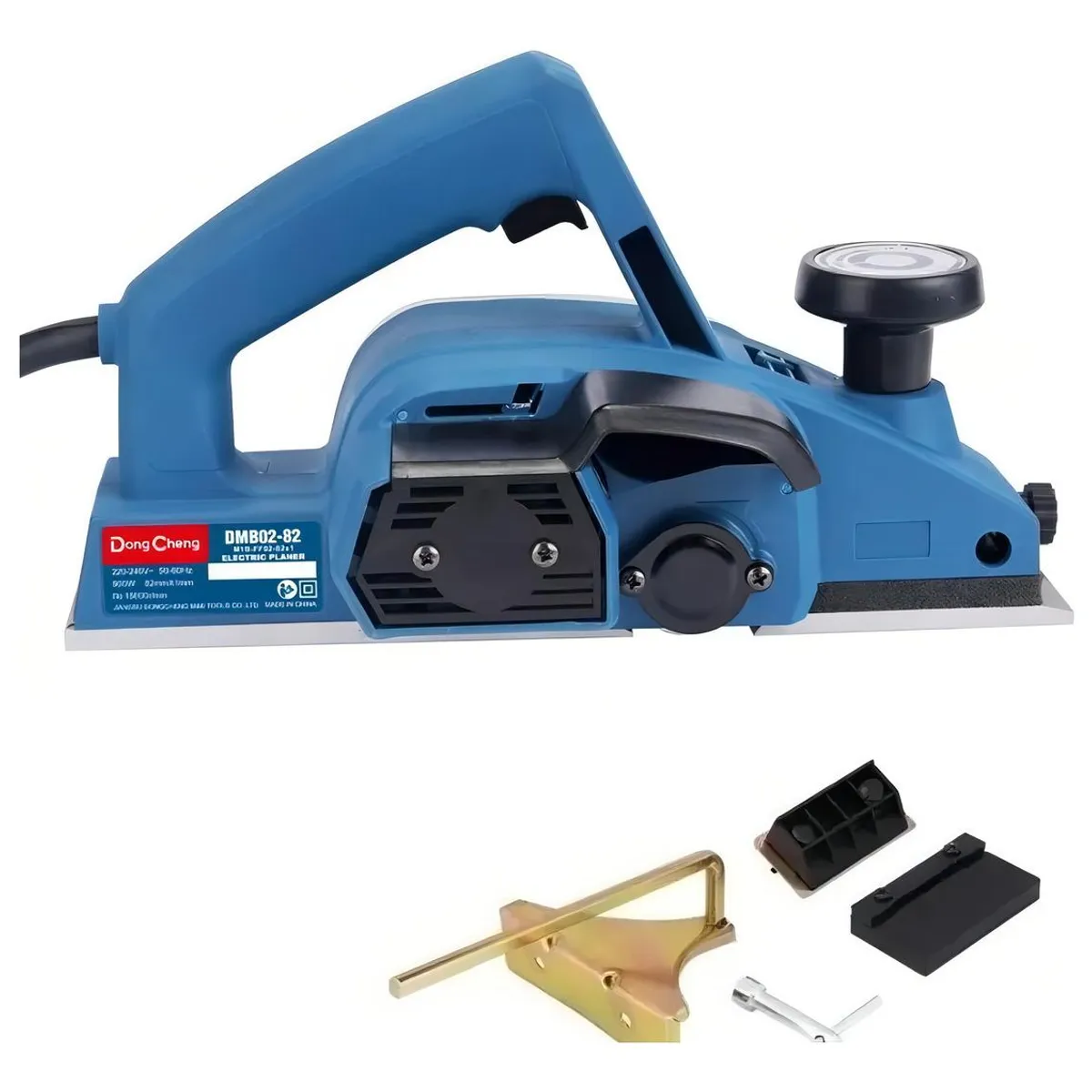 GENERICO - Cepillo Eléctrico Profesional 82mm 500W Color Celeste