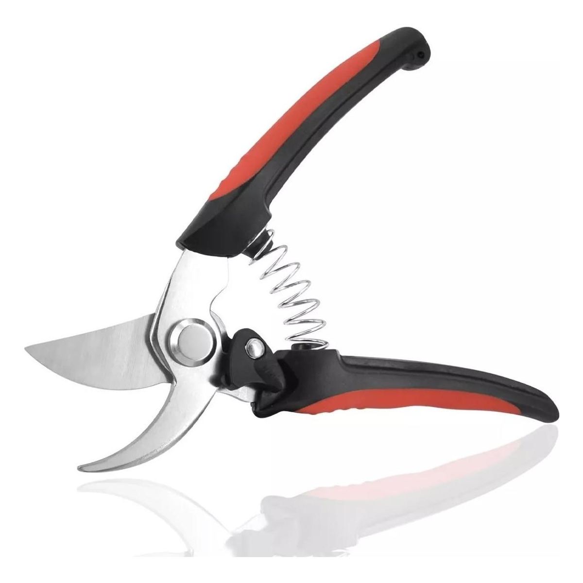 GENERICO - Tijera de Podar Ergonomica de Acero Inoxidable Color Negro