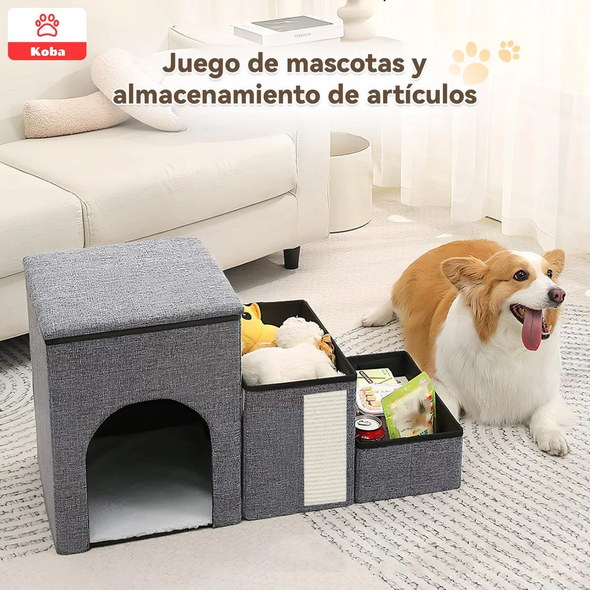GENERICO - Escalera Plegable Multiusos para Mascotas