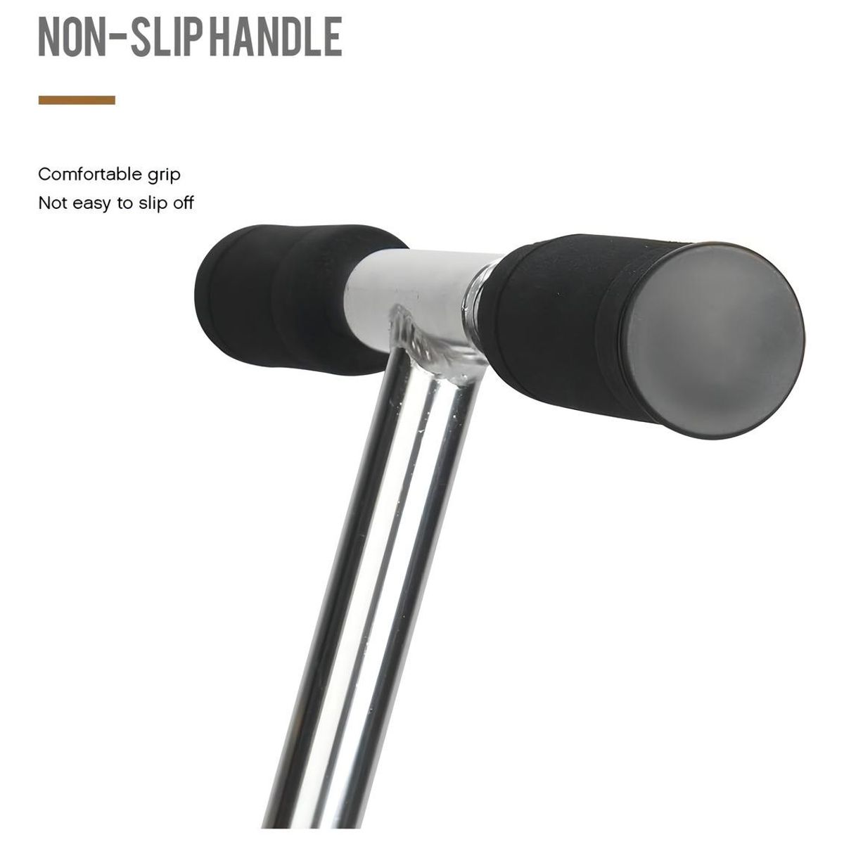 GENERICO - Monopatín Plegable de Metal con Ruedas de 200mm Negro