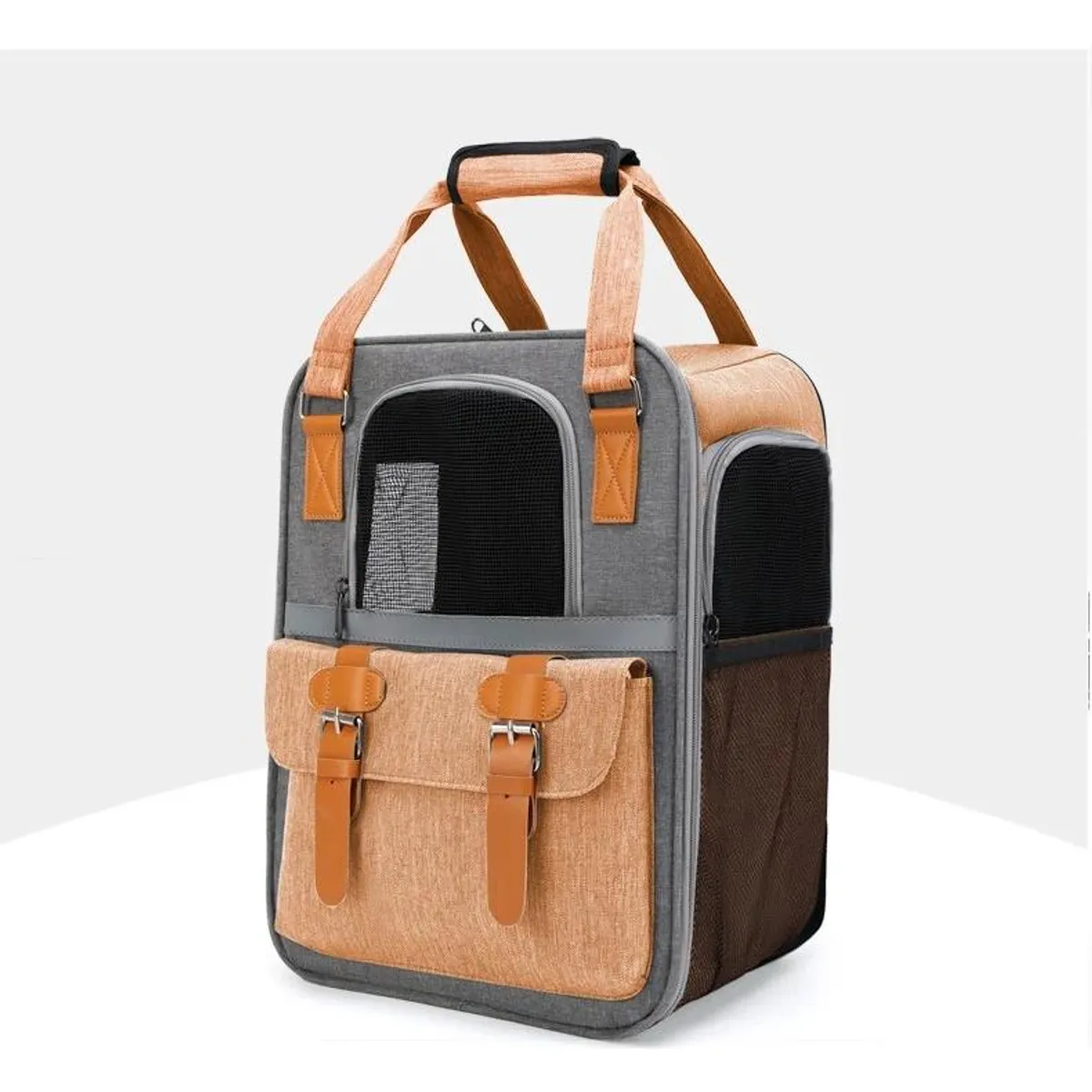 GENERICO - Mochila Transportadora Segura para Perros y Gatos