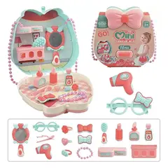 GENERICO - Set de Maquillaje Infantil con 16 Accesorios y Maletín