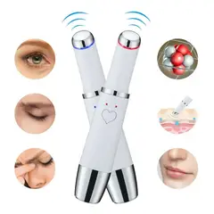 GENERICO - Masajeador Eléctrico Facial para Ojos con Calor y Vibración