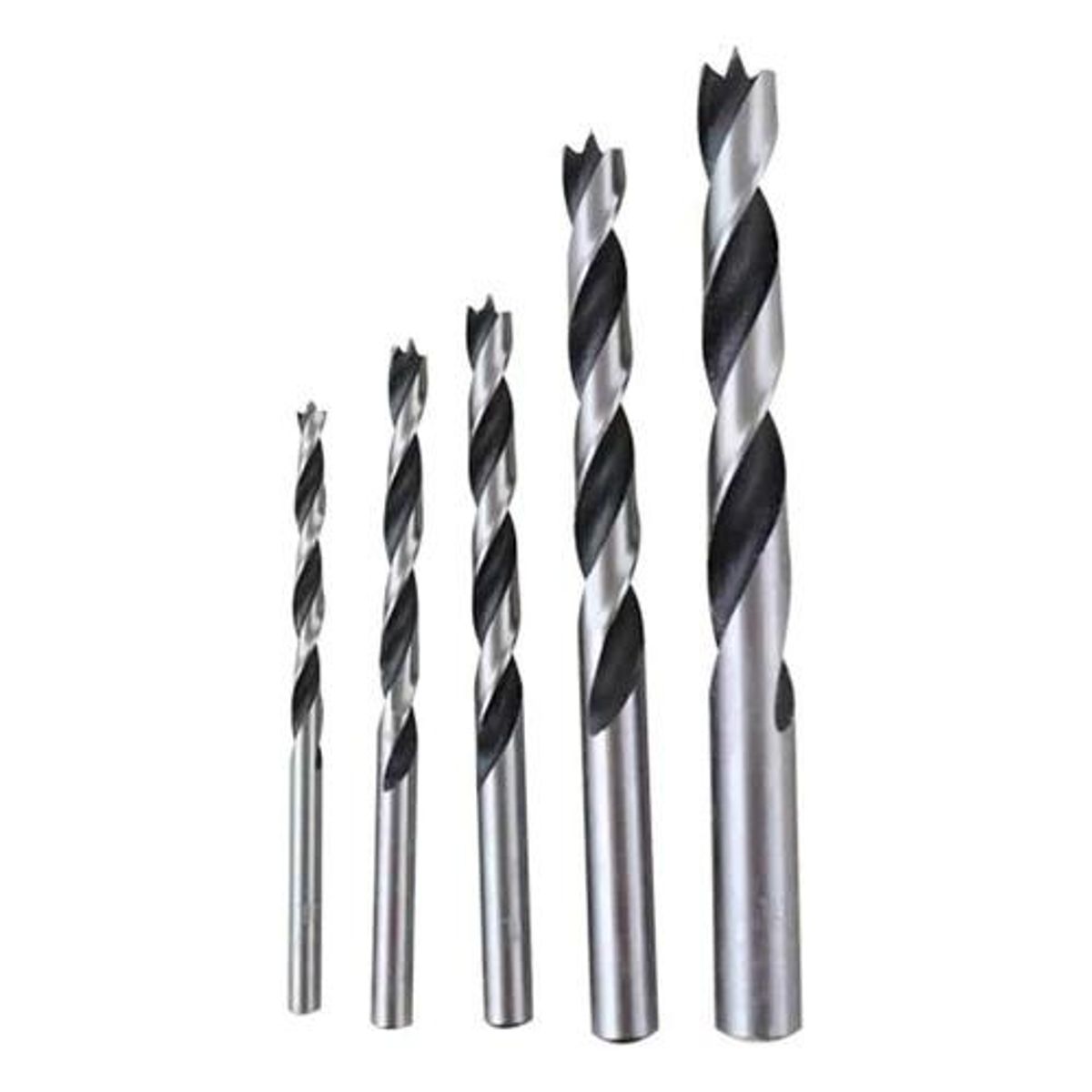 Set de 5 Brocas para Madera de 4 a 10 mm para Taladro, marca GENERICO - Foto Principal