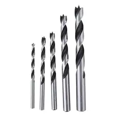 GENERICO - Set de 5 Brocas para Madera de 4 a 10 mm para Taladro