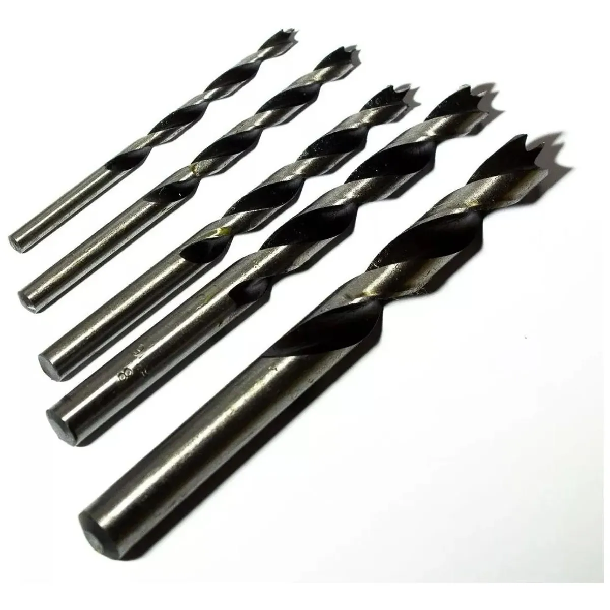 Set de 5 Brocas para Madera de 4 a 10 mm para Taladro, marca GENERICO - Foto 2