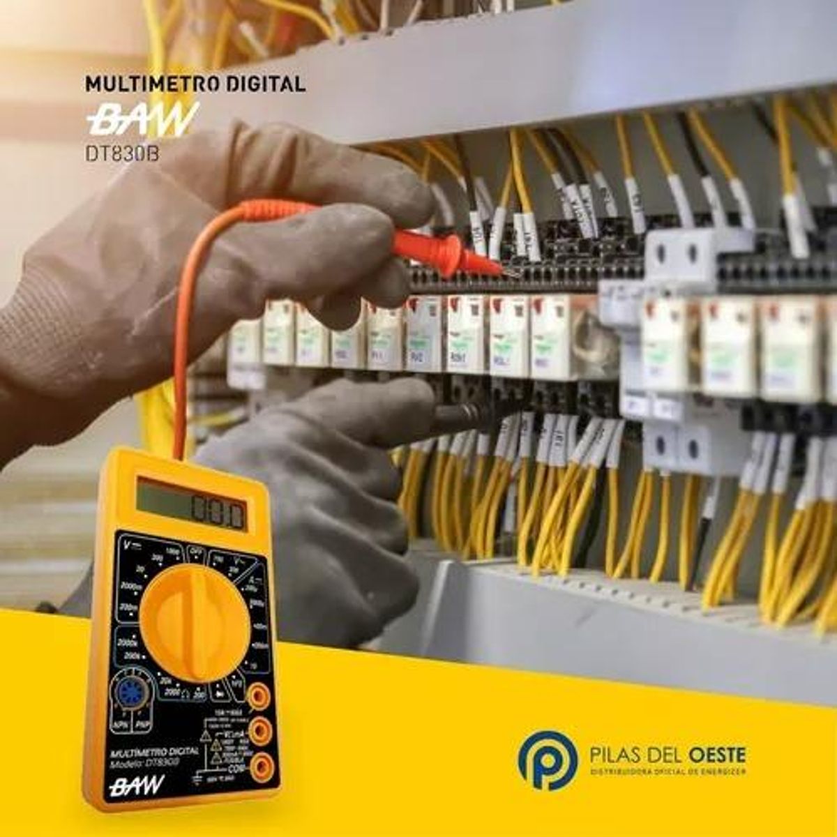 GENERICO - Multitester Digital Multímetro con Pantalla LCD 830