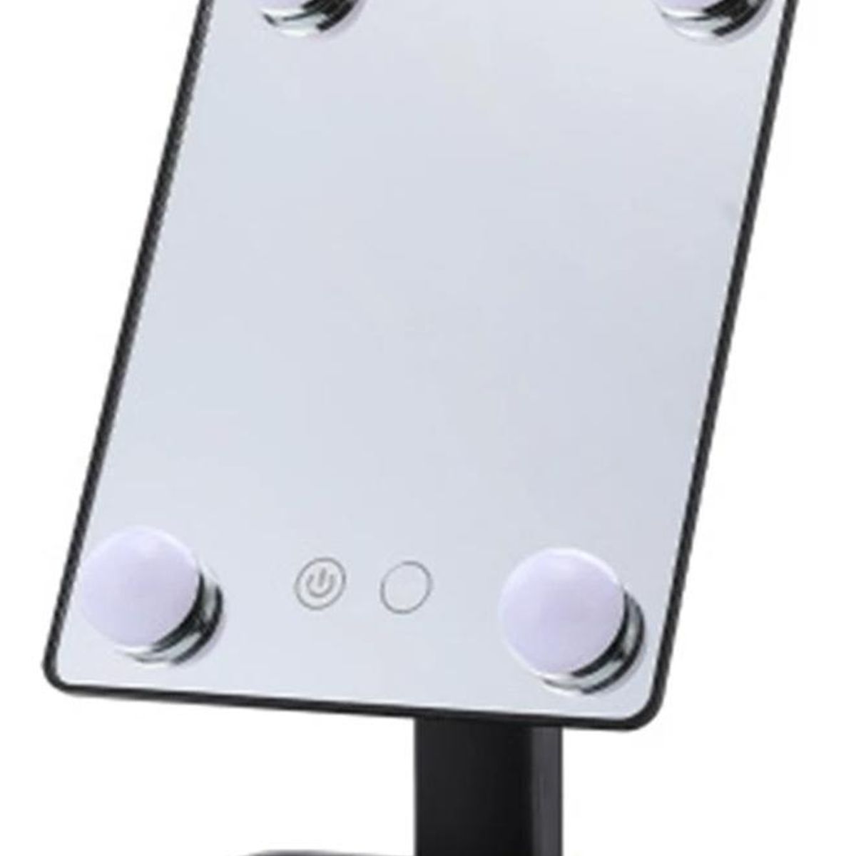 GENERICO - Espejo de Maquillaje LED Táctil con 4 Bombillas y USB