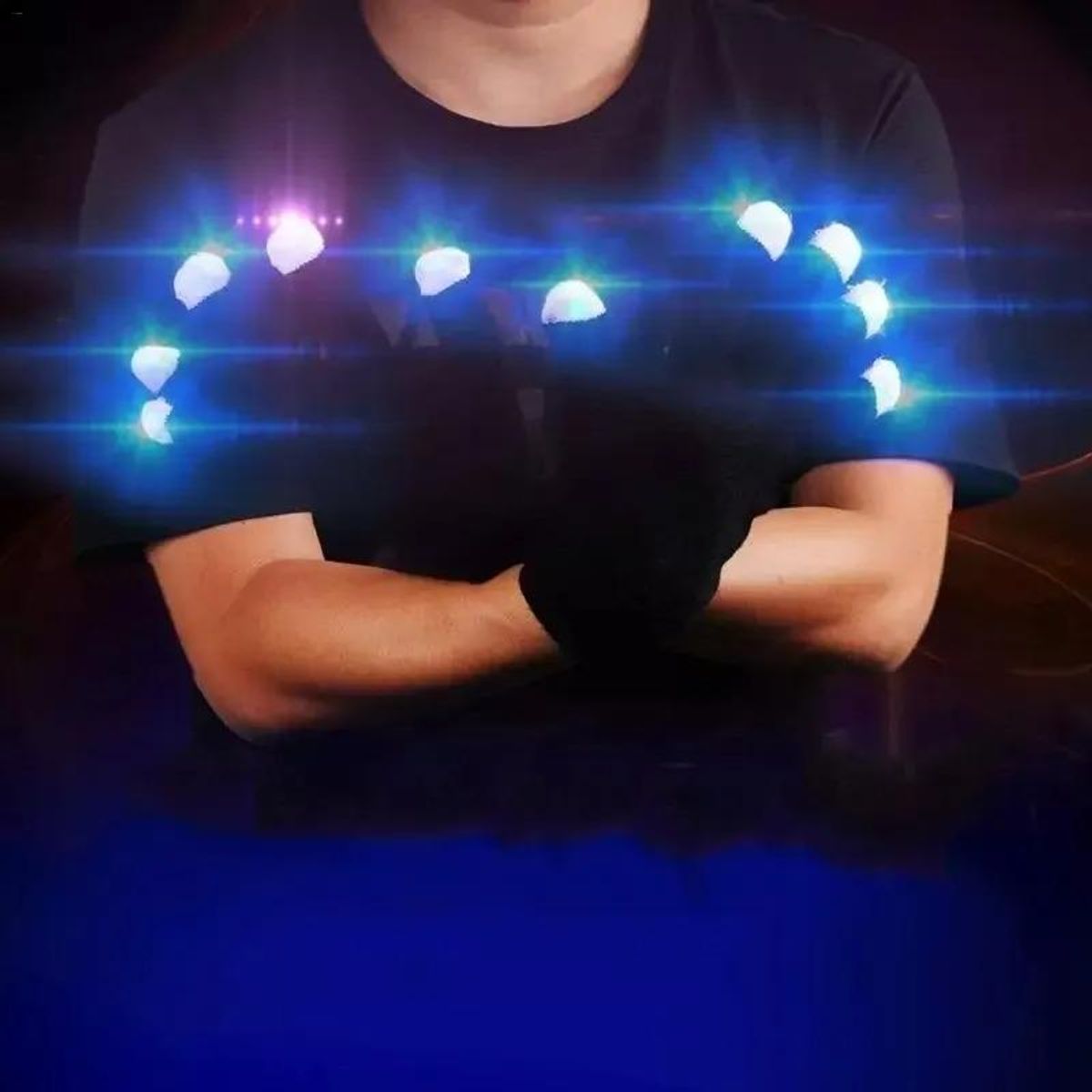 GENERICO - Guantes LED para TikTok con 6 Modos de Luz.