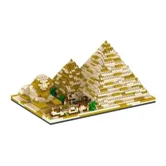 GENERICO - Set 3D de Construcción Pirámides de Egipto - 1456 Piezas