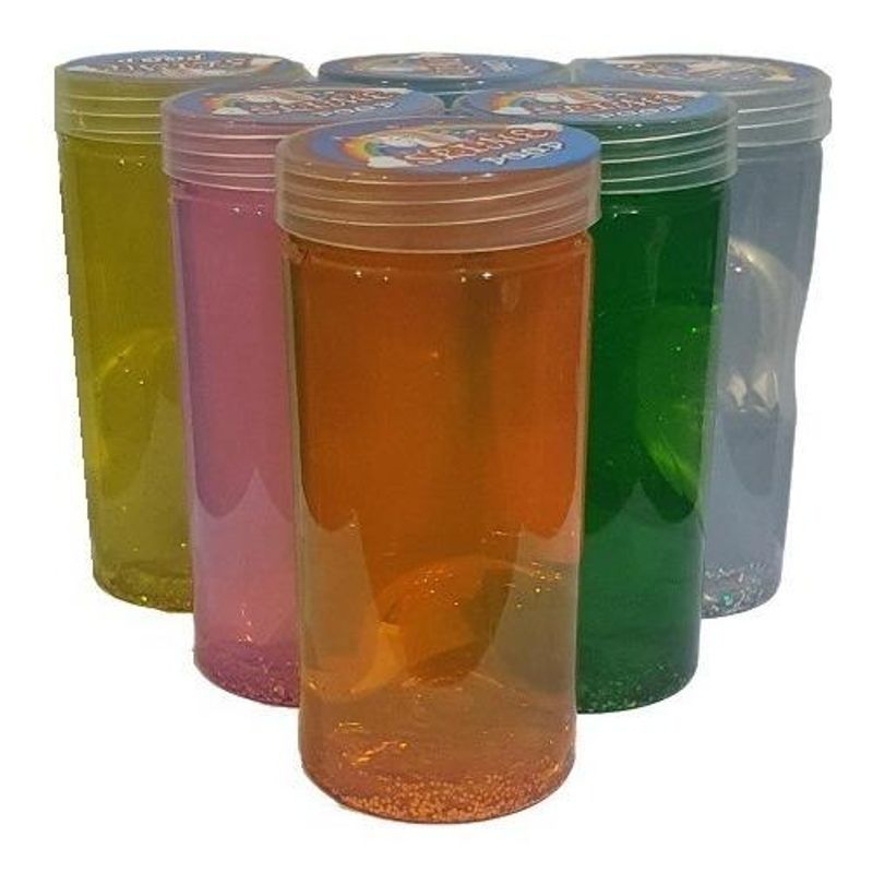 GENERICO - Pack de 6 Slimes Cristales con Texturas Escarchadas