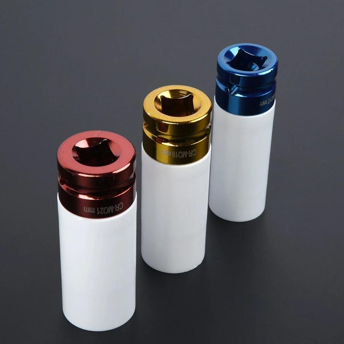 GENERICO - Set de Dados para Llantas 12" - 17mm 19mm 21mm