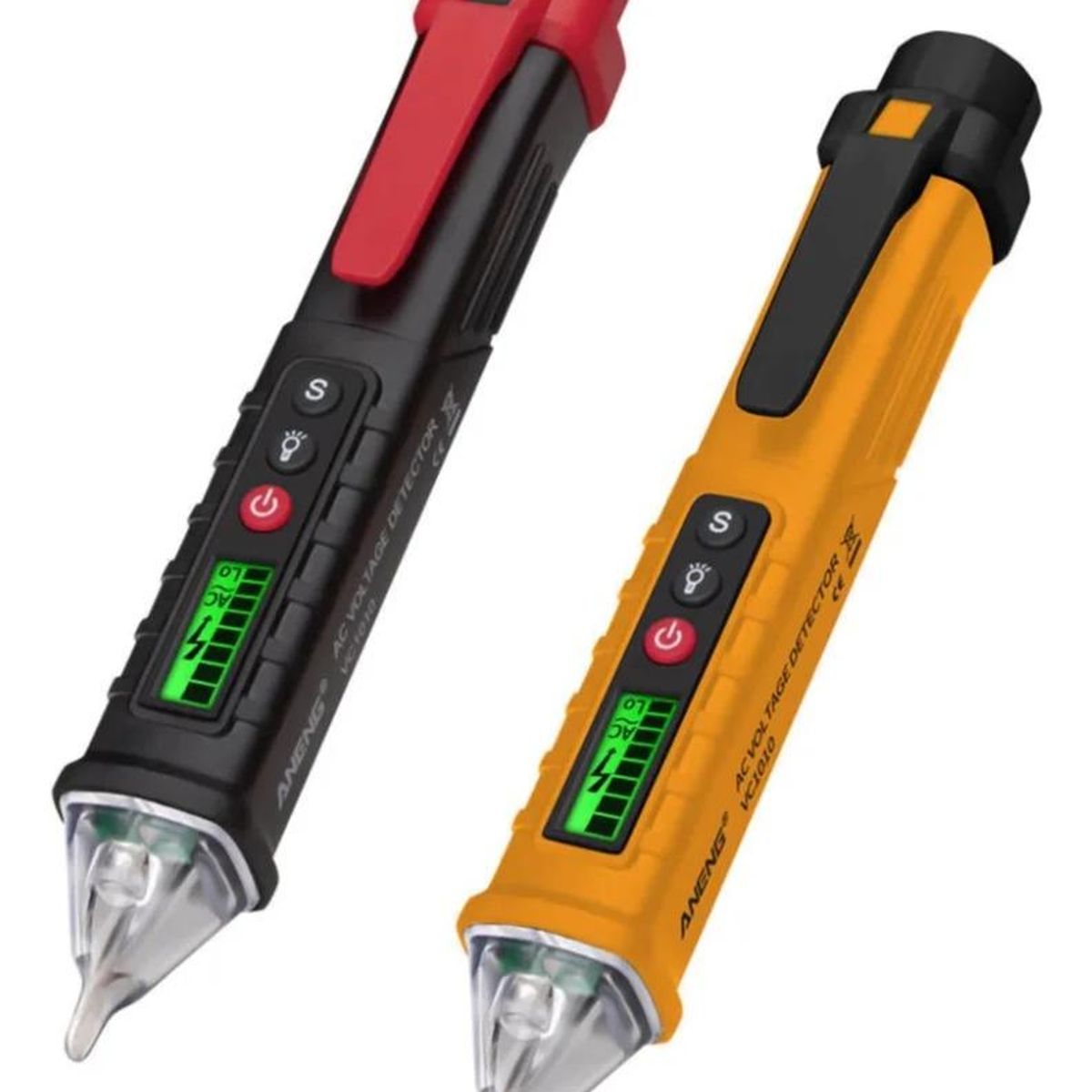GENERICO - Detector de Voltaje Sin Contacto 12-1000V con Luz LED
