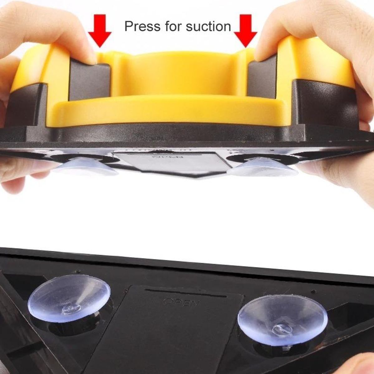 GENERICO - Nivelador Láser con Ventosas y Escuadra 90°