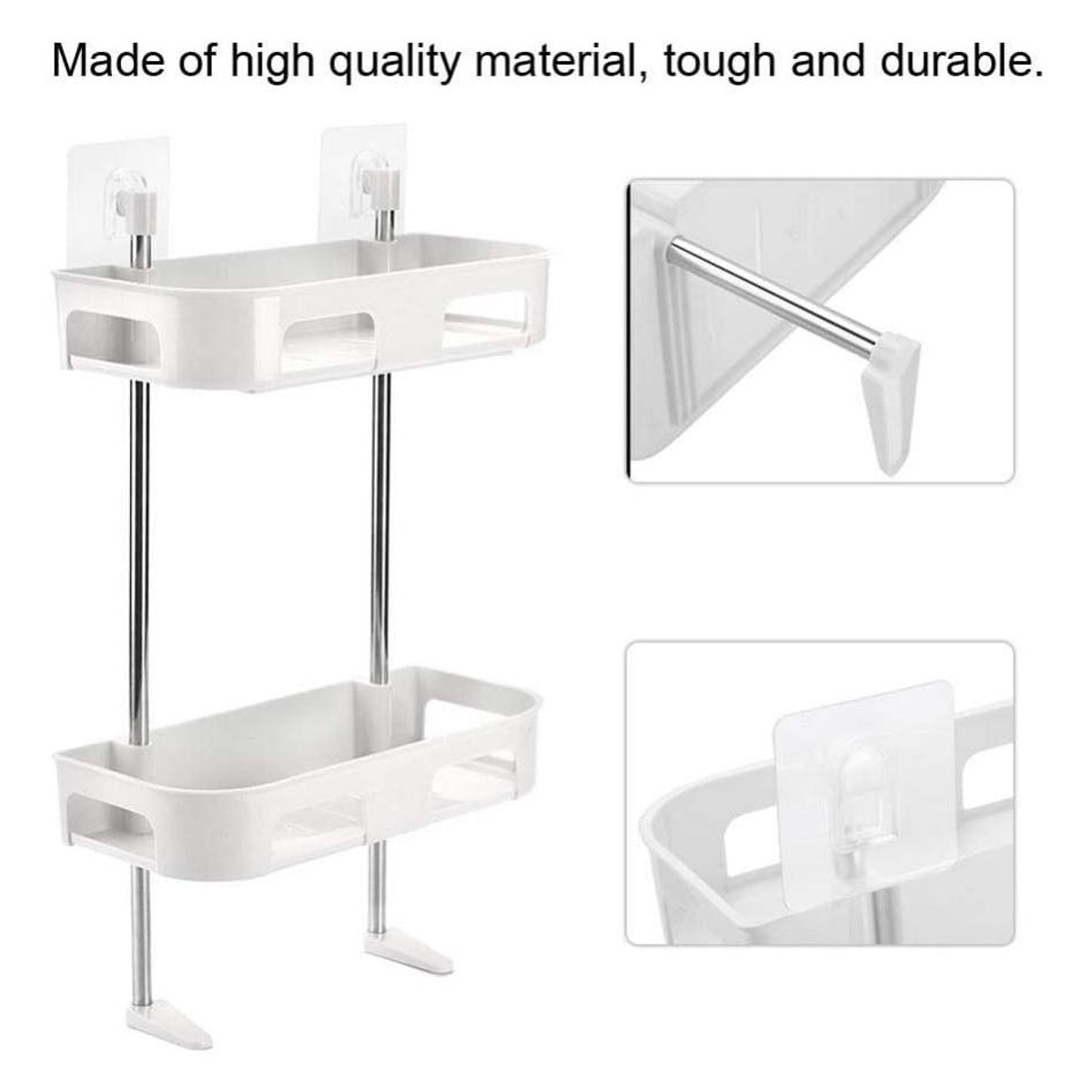 GENERICO - Estante Organizador de Cosméticos Doble Nivel para Baño