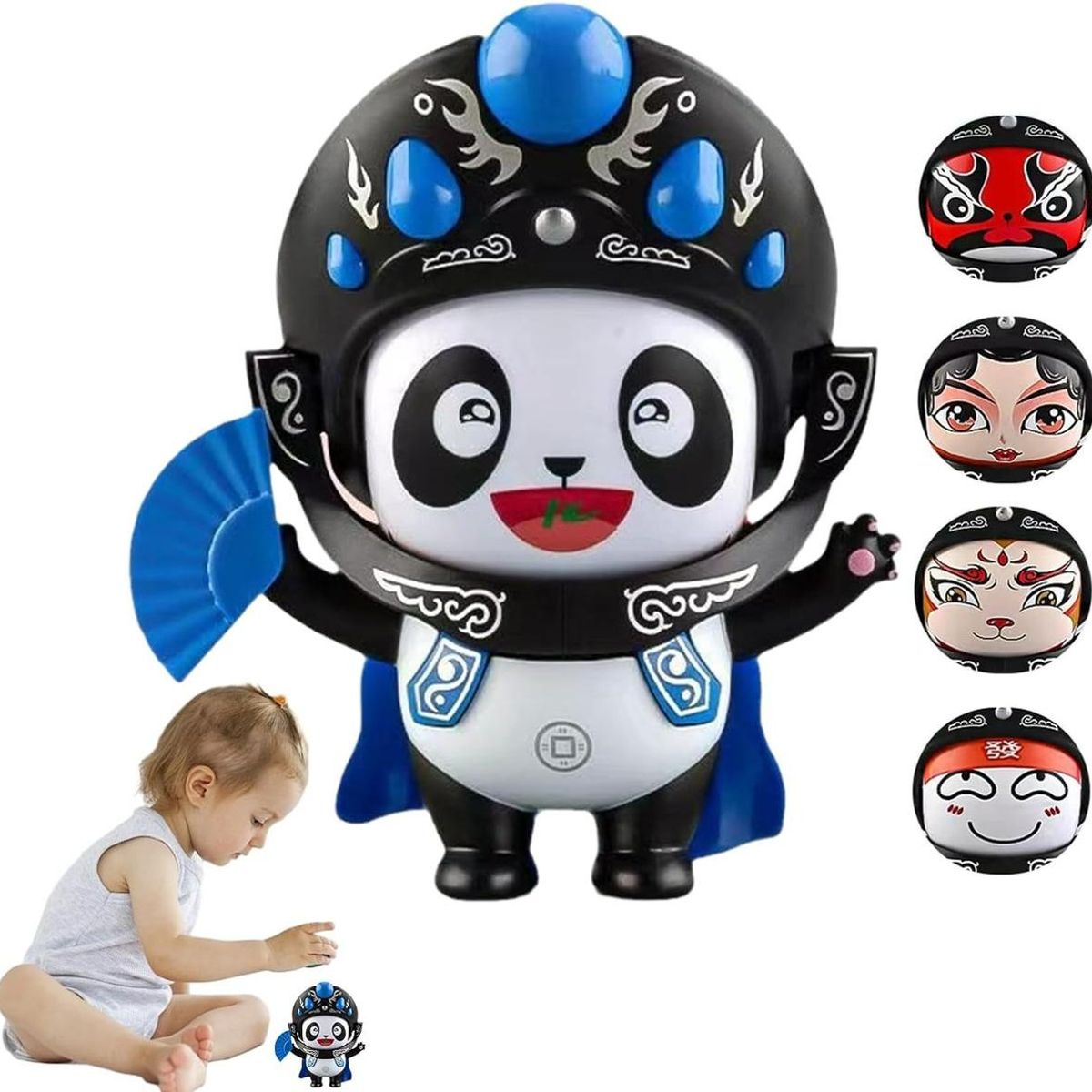 GENERICO - Juguete Didáctico Sensorial Panda Cambia Caras