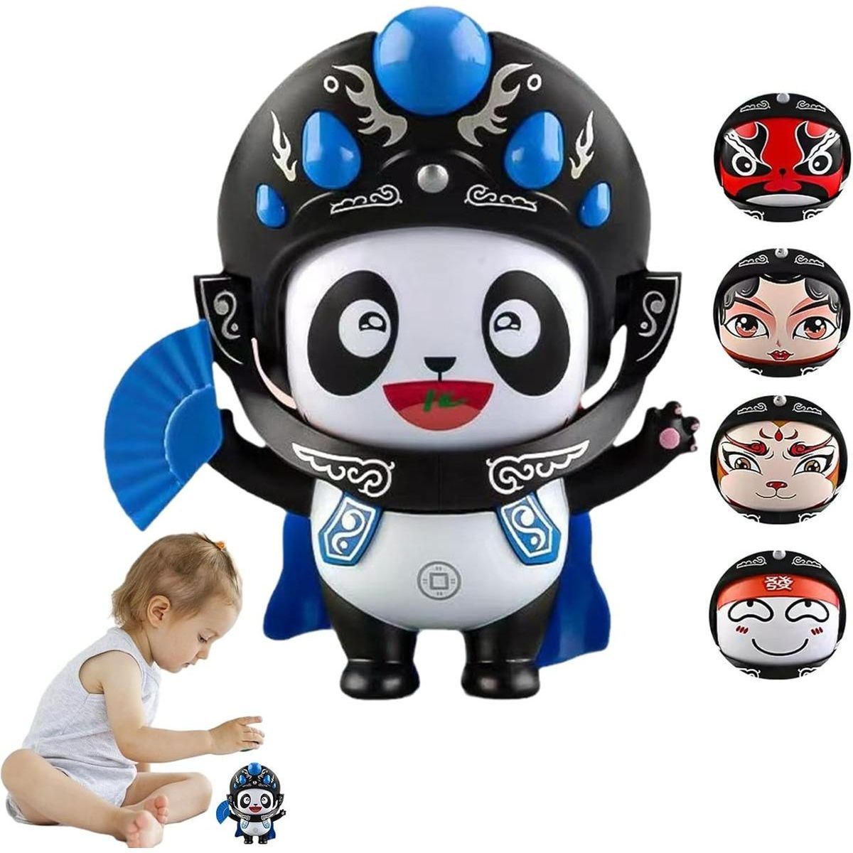 GENERICO - Juguete Didáctico Sensorial Panda Cambia Caras