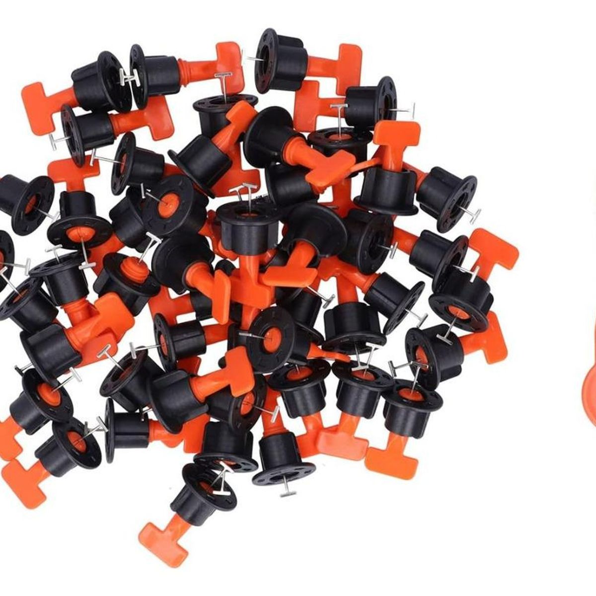 GENERICO - Kit de Nivelación Reutilizable para Azulejos 50 Piezas