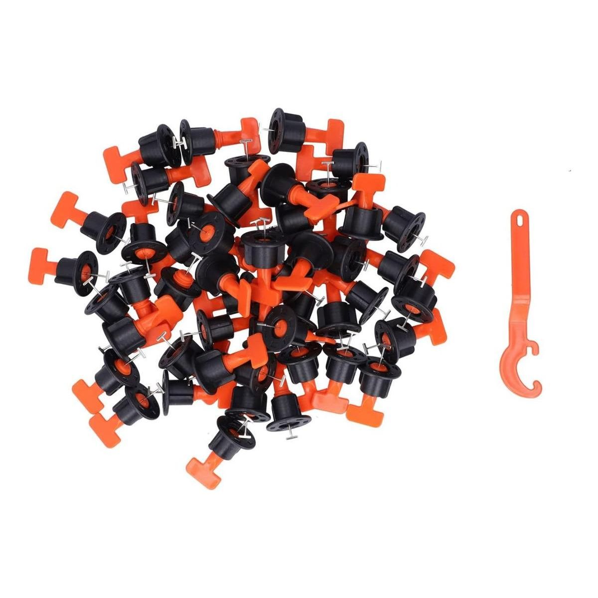 GENERICO - Kit de Nivelación Reutilizable para Azulejos 50 Piezas