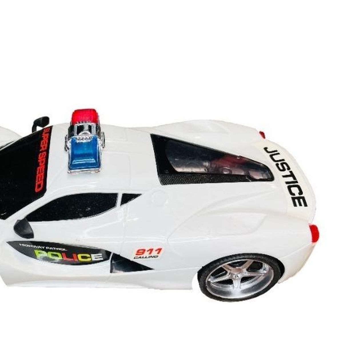 GENERICO - Auto de Radio Control Police 911 para Niños