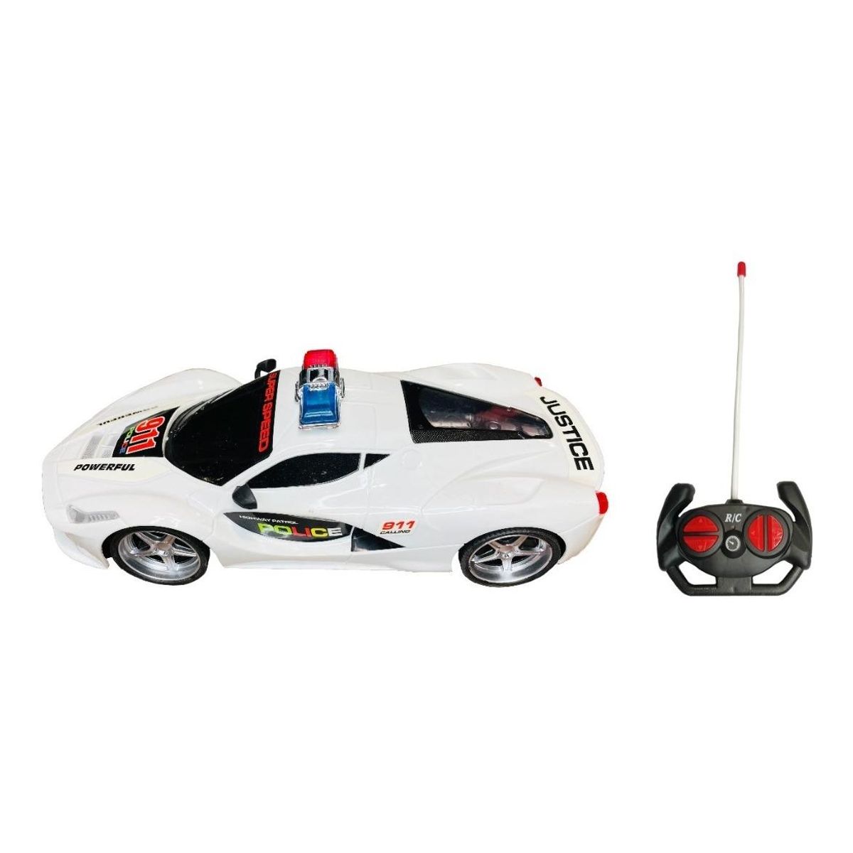 GENERICO - Auto de Radio Control Police 911 para Niños