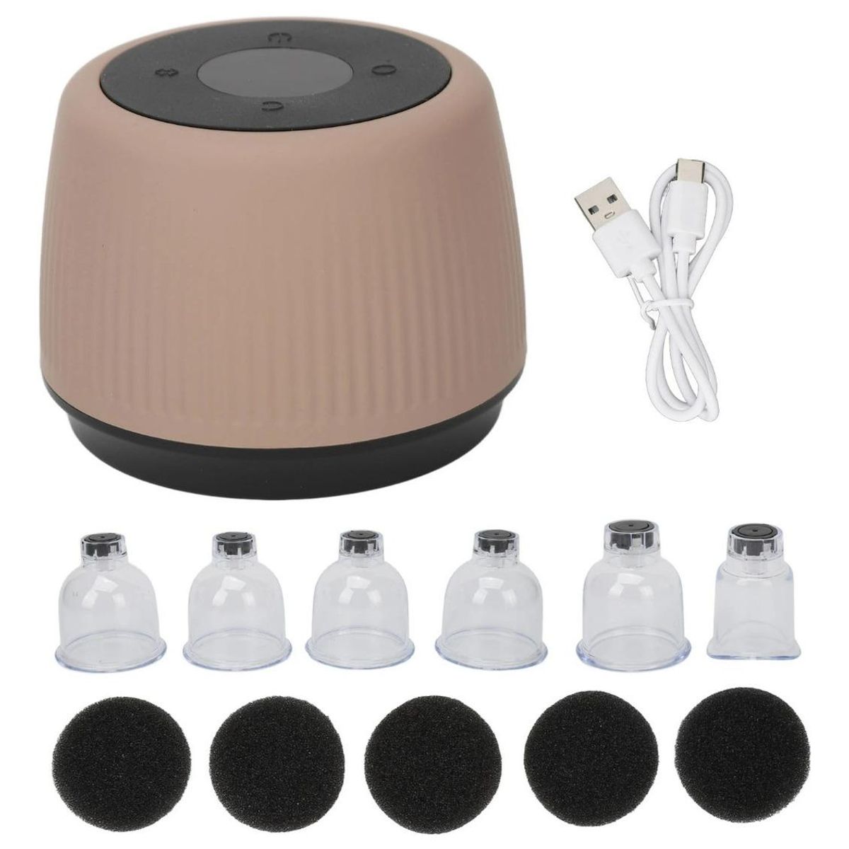 GENERICO - Ventosa Eléctrica Terapéutica con Calor y Masaje