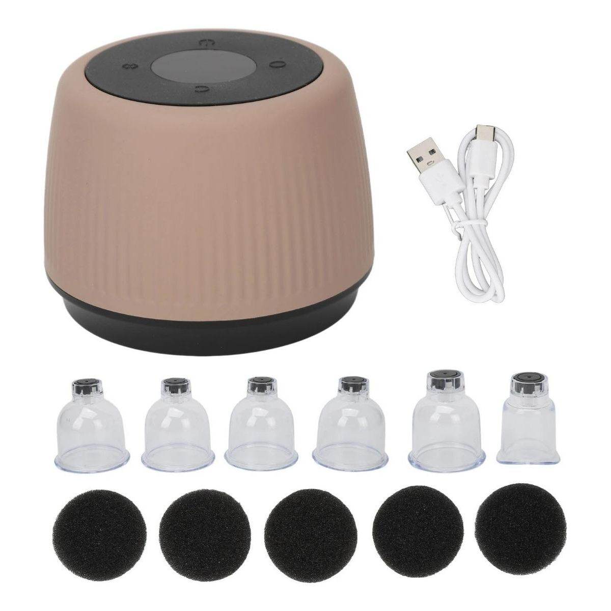 GENERICO - Ventosa Eléctrica Terapéutica con Calor y Masaje