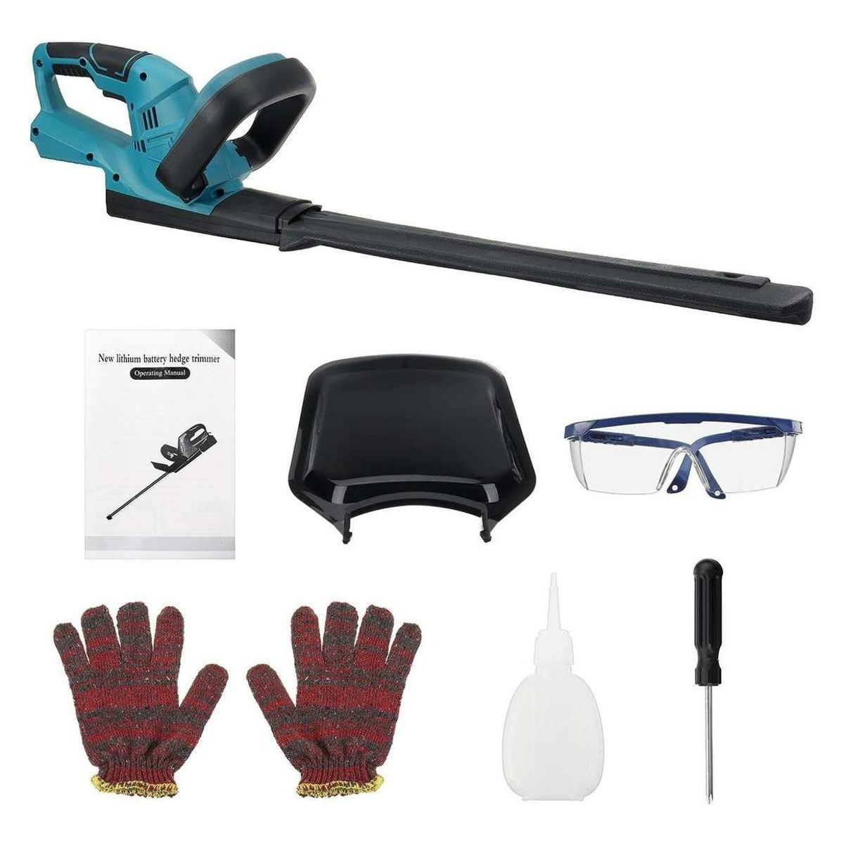 GENERICO - Cortasetos Inalámbrico Recargable de 48V con Hoja Dura